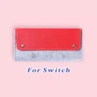 Protective Shell For Switch lite Portable Cute Pouch Travel Carrying Case NS Console Bag Switch Joy-Con &amp; Accessories: RED(For NS)