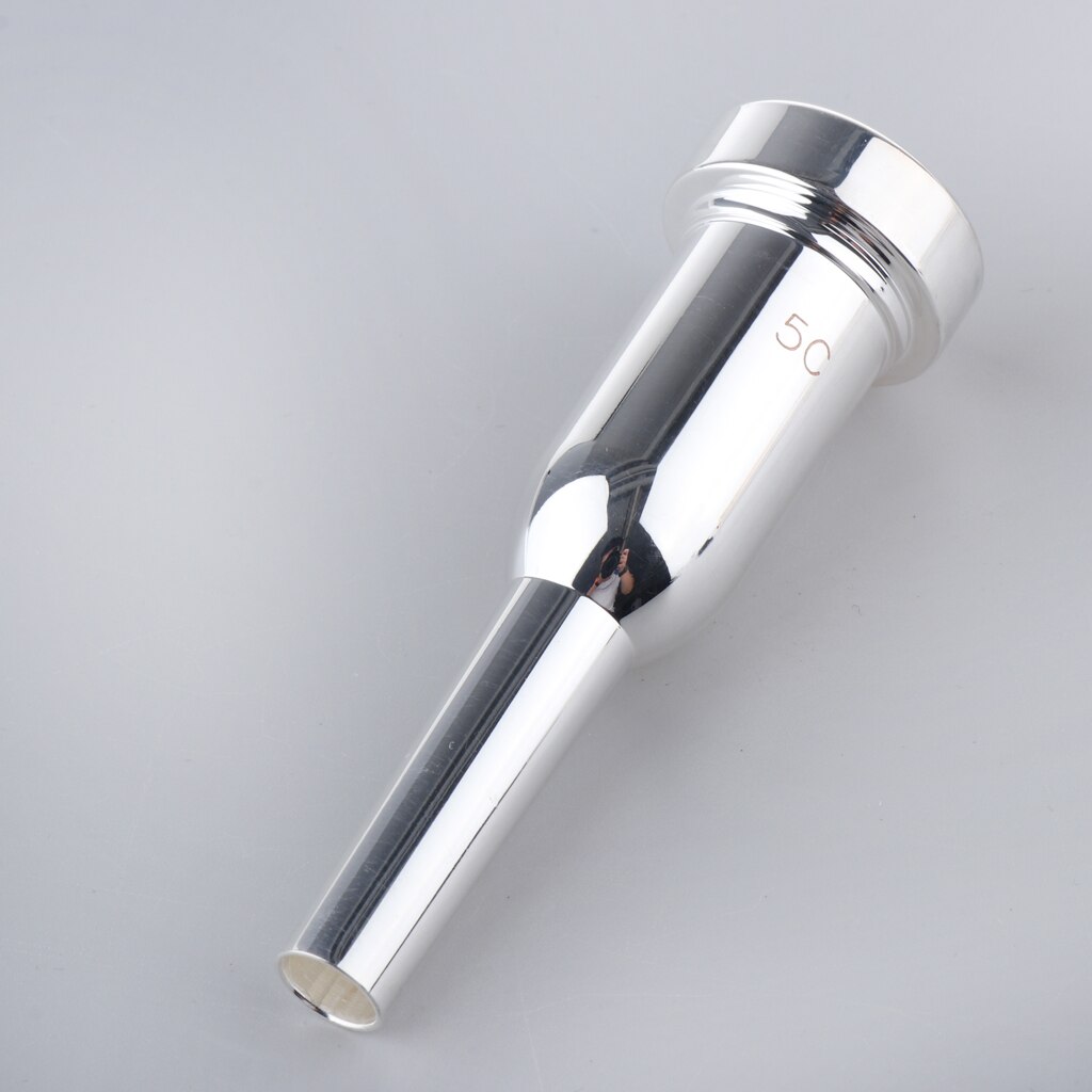 Silver Plated Mega Rich Tone Trumpet Mouthpiece 5C