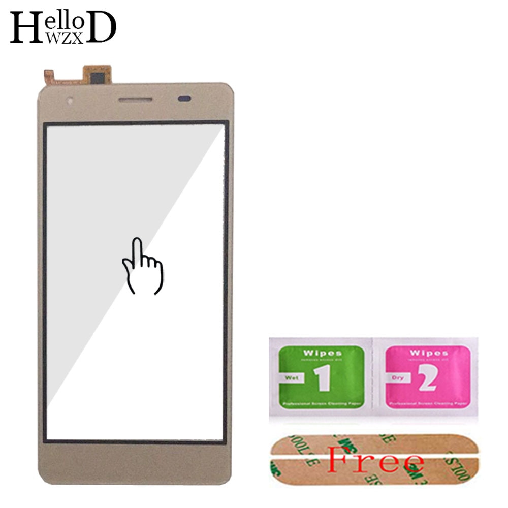 HelloWZXD 5.0'' Touch Glass For Oukitel C5 Pro Touch Screen Glass Digitizer Panel Touchscreen Front Glass Lens Sensor + Adhesive