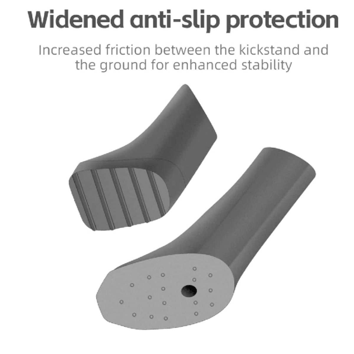 Verstelbare fietsstandaard Geschikt voor aluminiumlegering Antislip voetsteun Zijsteun Eenvoudig te installeren Duurzame fietsstandaard