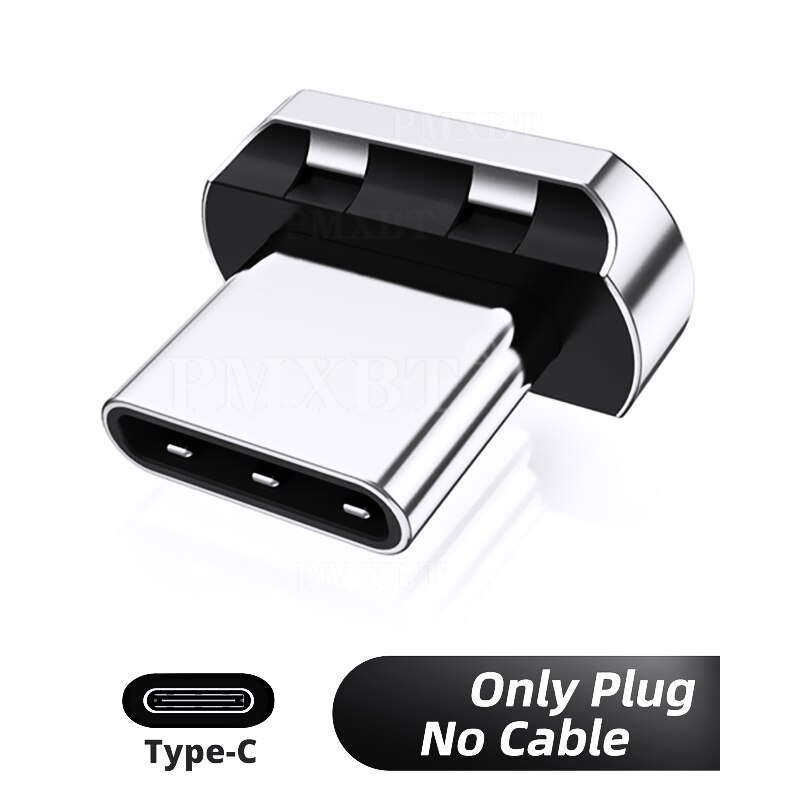 Magnetische USB Typ C PD Kabel Doppel USBC Männlichen Zu Männlichen 5A 100W Super Schnelle Ladung Für Macbook ipad Profi Huawei Typ-C zu USB-C Schnur: nur Typ C Stecker
