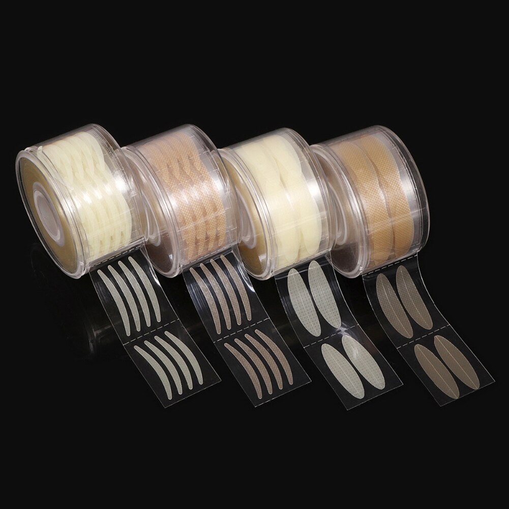 600 Stuks S/L Clear Beige Ooglid Streep Grote Ogen Decoratie Sticker Dubbele Vouw Zelfklevende Ooglid Tape En vork Makeup Tools