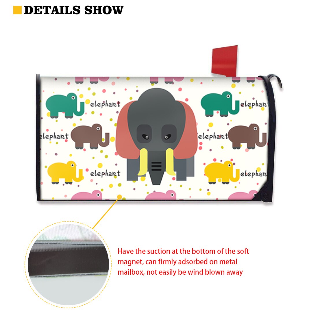 Print On Demand Mailbox Cover Magnetic Wrap Custom Letter Box Waterproof Protection Garden Decor Letterbox Cover