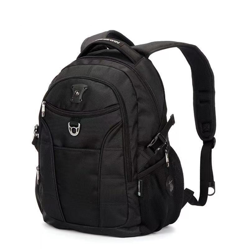 Zwitserse-Multifunctionele 14 Inch Laptop Rugzak, Duurzaam 1680D Nylon, Waterbestendig, 35L Reistas, college Schooltas Rugzak