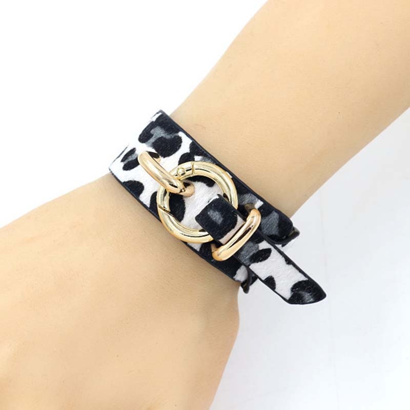 D & D Mode Punk Lederen Armband Armbanden & Bangles Voor Vrouwen Polsband Charm Manchet Armbanden