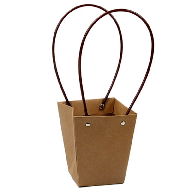 Sac en papier Kraft trapézoïdal | Sachet carré pour plantes vertes/fleurs/viande 7A2251 1 pièce: 2