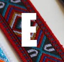 Ruban ethnique brodé en dentelle, 2 yards, 2cm, style Boho, accessoires pour sacs à vêtements, tissu brodé: e (18mm)