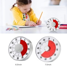 60 Minutes Big Classroom Test Visual Timer Magnet Meeting Silent Countdown Timer For Kitchen Cooking Baking Sports Kids