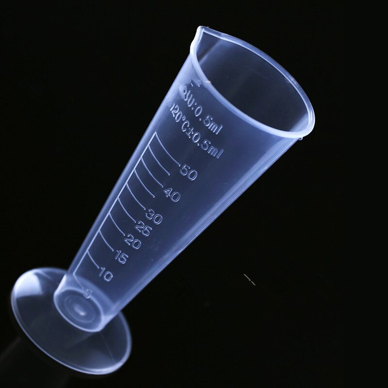 100ml Measuring Cup Transparent Plastic Measuring Cup Hotel Bar Jug Pour Spout Cylinder Reusable Kitchen Measuring Tool