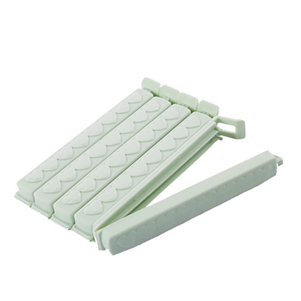 5-piece bagged snack fast food storage kitchen: Green