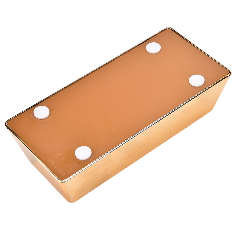 1 Pcs Gold Bar Bullion Door Stop Paperweight Simulation Gold Brick Home Door Gate Stopper