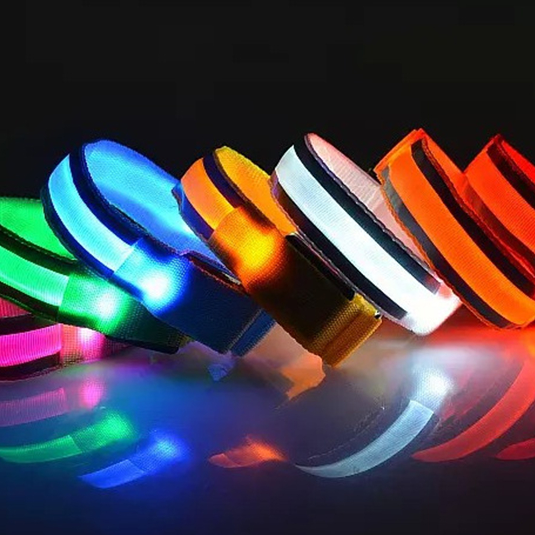 Armband Led Verlichting Running Fietsen Joggen Wandelen Veiligheid Led Licht Elektrische Scooter