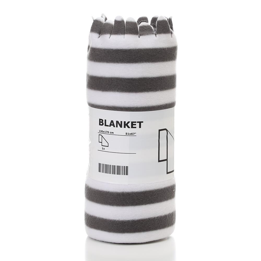 fast vanlig teppe laken bebe baby pleie teppe flanell pledd korall fleece teppe pakke inn 130 x 170cm: stripe
