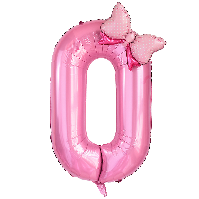 1pc grande 40 polegada número balão de folha rosa com arco 1 2 3 4 5 6 7 8 9 para crianças meninos meninas festa aniversário decorações do chuveiro do bebê: Fluorescência Amarela