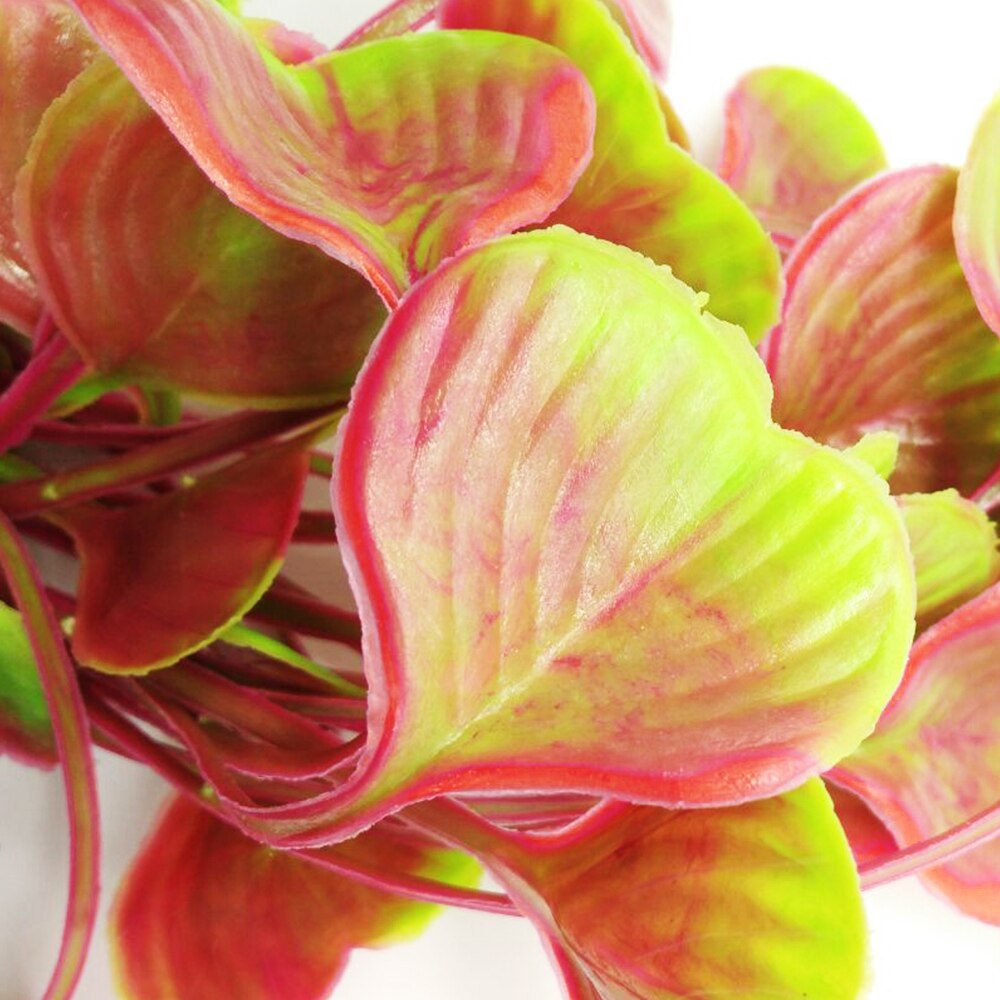 Vert artificiel amical en plastique faux plantes d'eau maison aquarium paysage en plastique décor ornement accessoires
