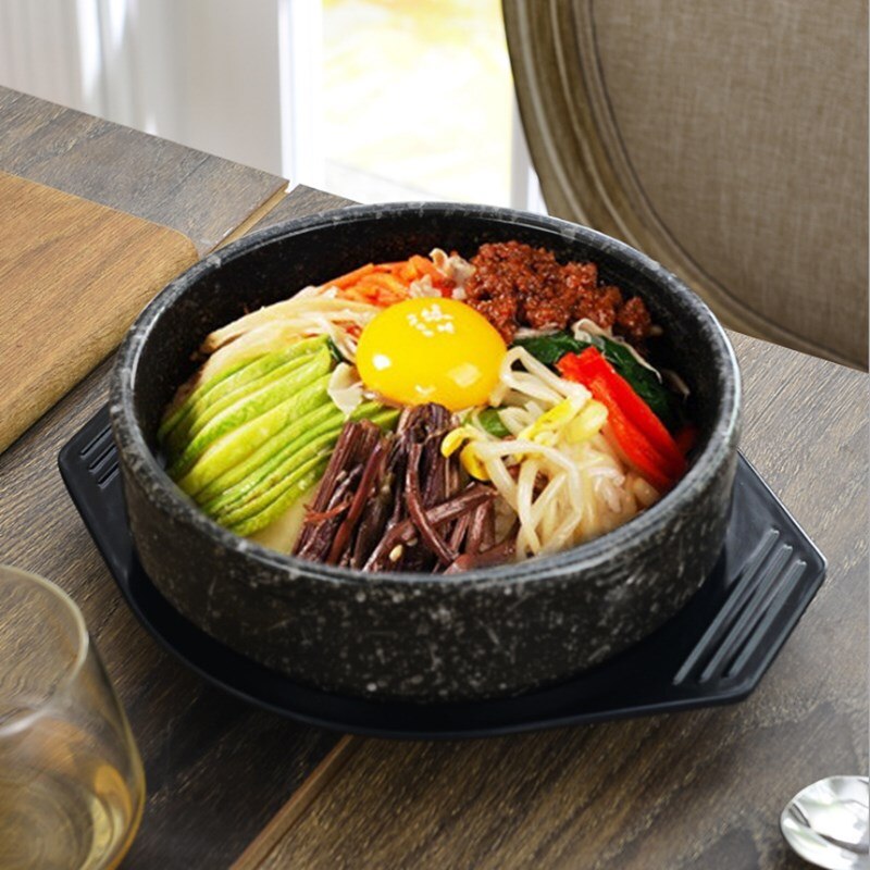 Maifan stenmønster koreansk stenpotte fiskestenpotte bibimbap speciel keramisk gryde til at sende bakke bagepotte køkkenartikler