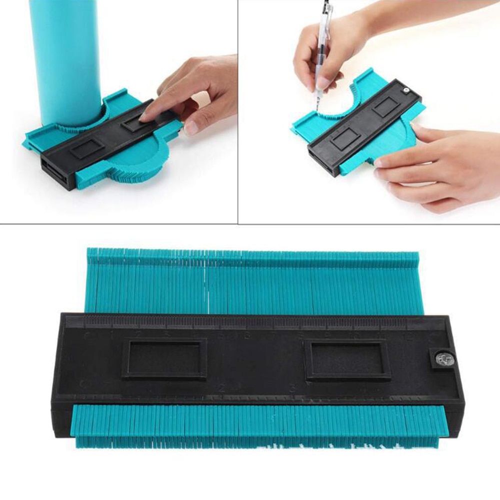 Muotokonttori 12cm/14cm/25cm - Merkintätyökalu Puulle ja Laatoille - Epäsäännöllinen Mittakaavalinja