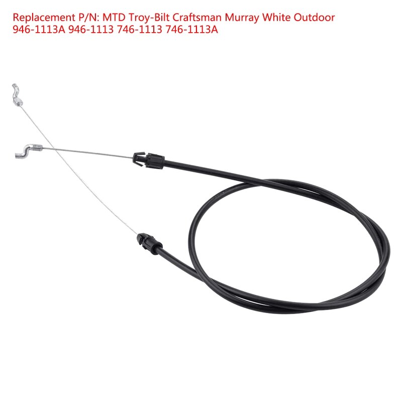946-1113A Blade Control Cable for MTD 746-1113A Troy-Bilt TB210 TB200 TB320 Walk-Behind Lawn Mower 51-1/4-inch Cable / 3