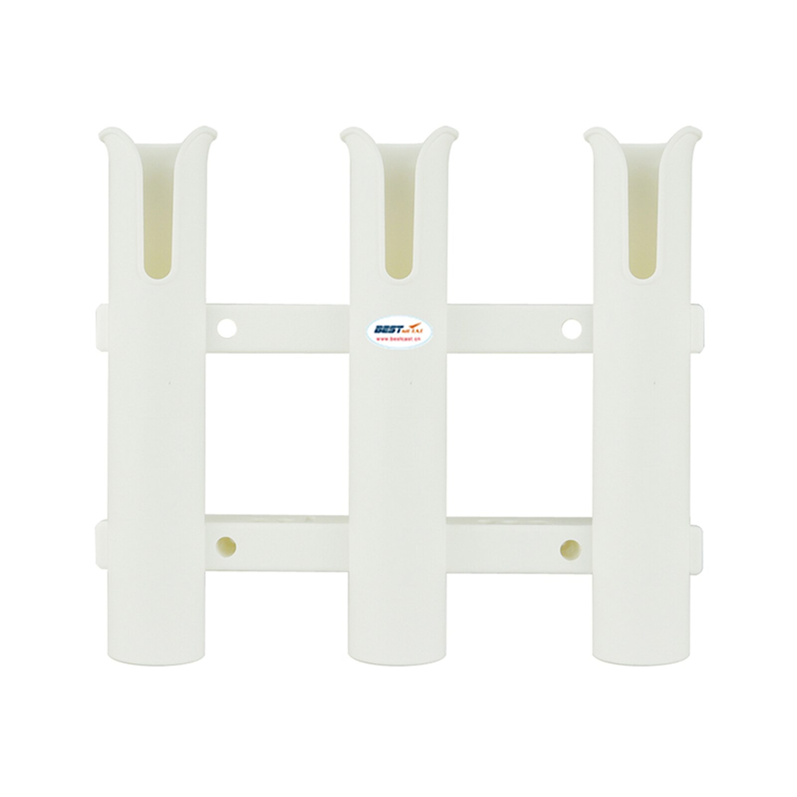 3 tubi Link plastica bianca canna da pesca portapacchi porta canna da pesca presa per barca scatola da pesca marina kayak barca yacht: WHITE