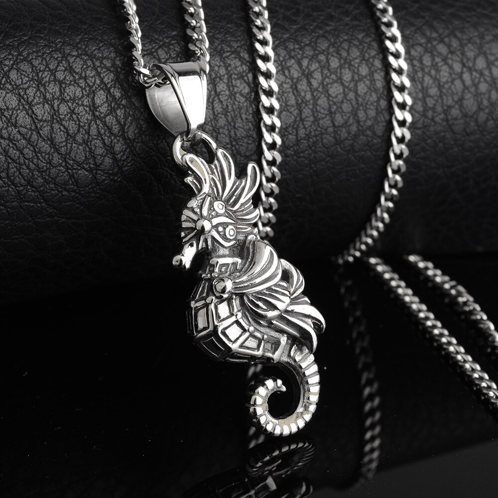 316L Rvs Hippocampus Hanger Necklacehigh Mode Ketting Unisex Sieraden 316LP021