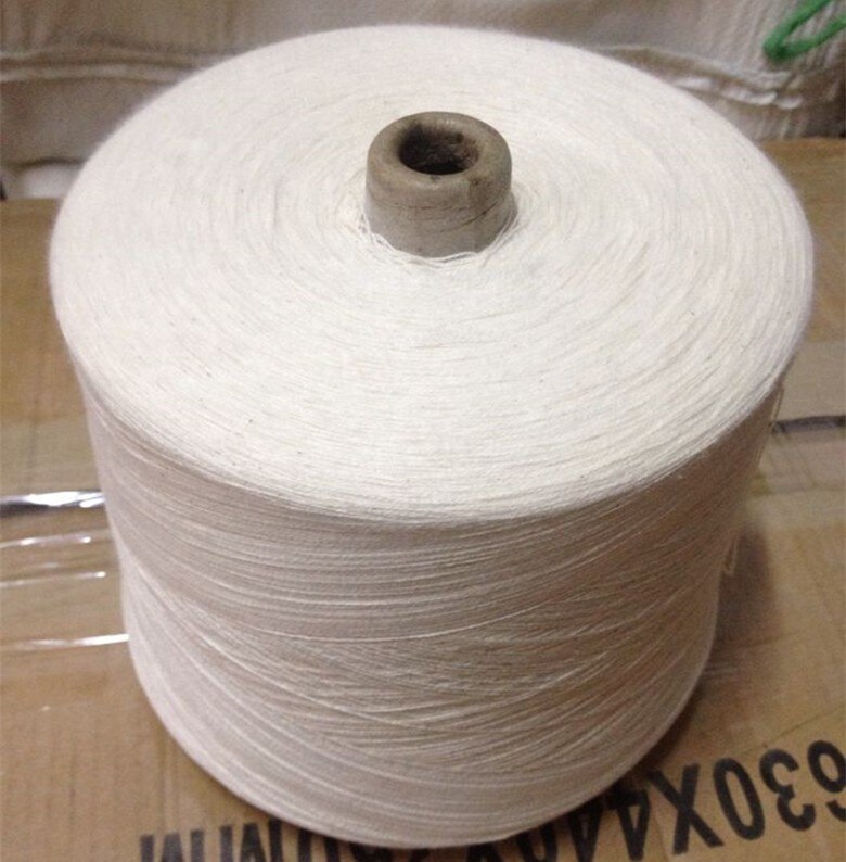 Sample Garen 100% Katoenen Garen Voor Naaien Weven Breien Of Kleren Draad 32 S/2 Natuurlijke Off White Gekamd milieuvriendelijke Gezonde