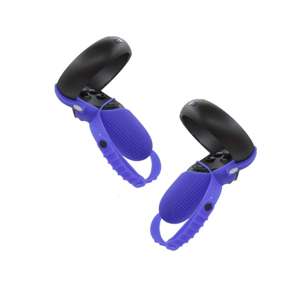 Verstelbare bevestigingsriem, handgreep, beschermhoes voor oculus quest/rift s vr-headsetcontroller, zachte siliconen hoes