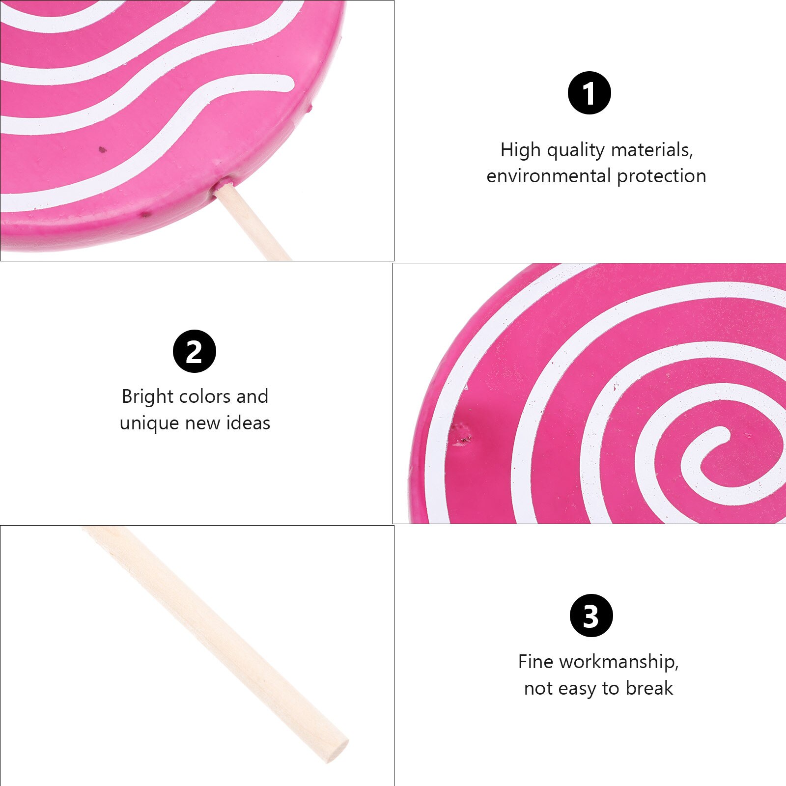 2pcs Realistic Simulation Lollipop Props Photo Pro... – Grandado