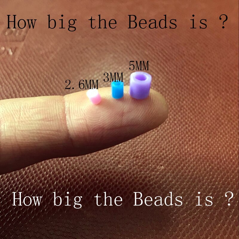 Mixed Mini Perler/Hama/Fuse Beads 2.6mm Pegboards Template Hama Beads Shape Pattern Perler Fuse Beads Pegboards