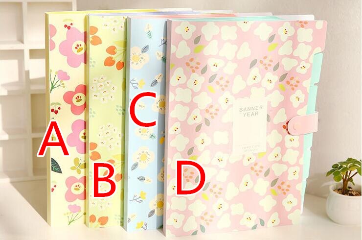 "Banner Year" File Folder 8 Index Layers Document Study Working Expanding Wallet Organizer Bag Stationery
