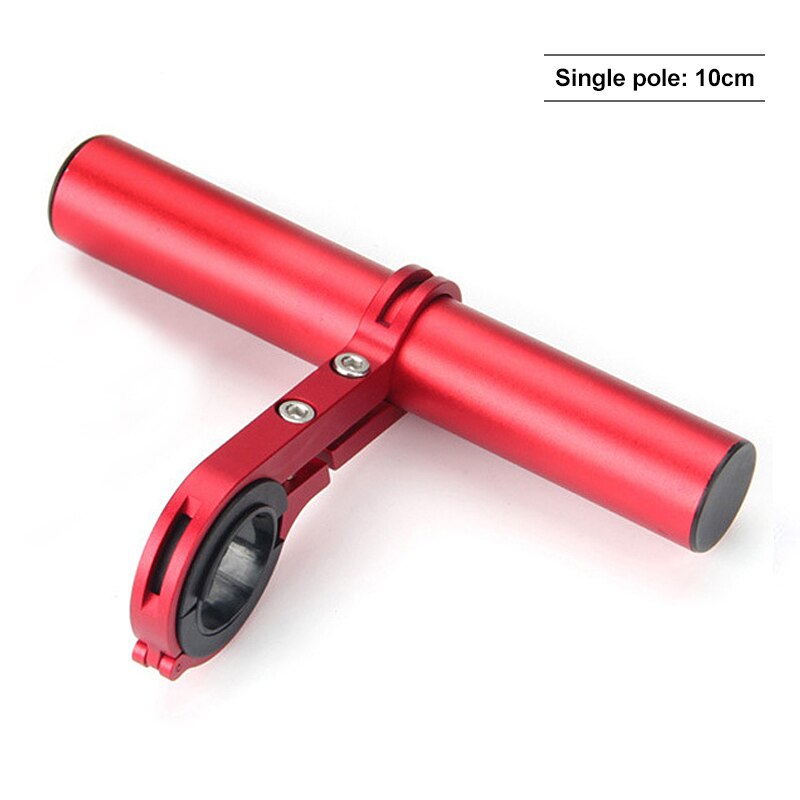 Fiets Stuur Extender, Fiets Stuur Extension Aluminium Mount Houder Dubbele Klem Fiets Beugel Fiets Accessoires: 10cm red