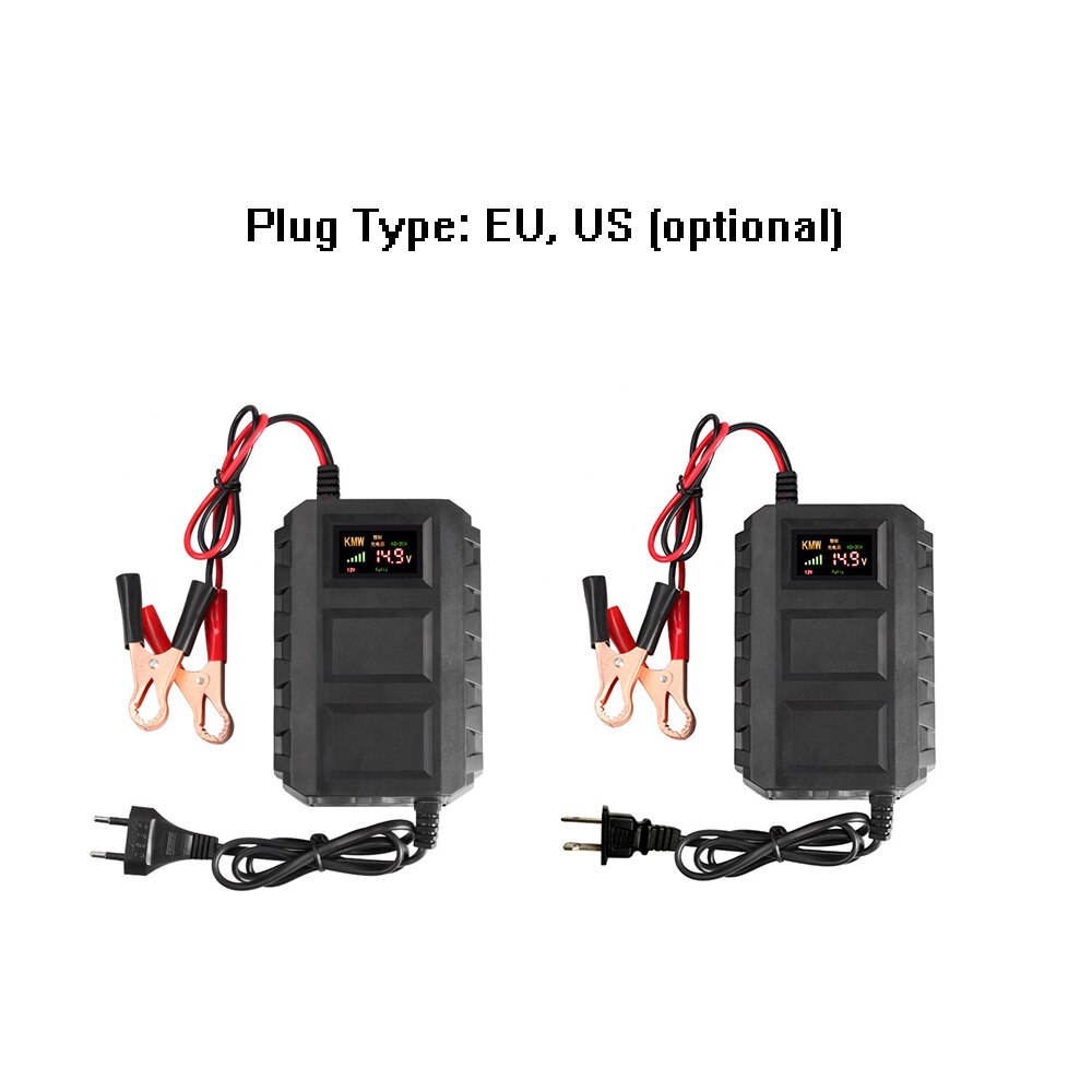 Intelligent AC110V-240V To 12V 20A Automobile Batteries Lead Acid Battery Charger For Automobile Car Motorcycle Auto Accessories