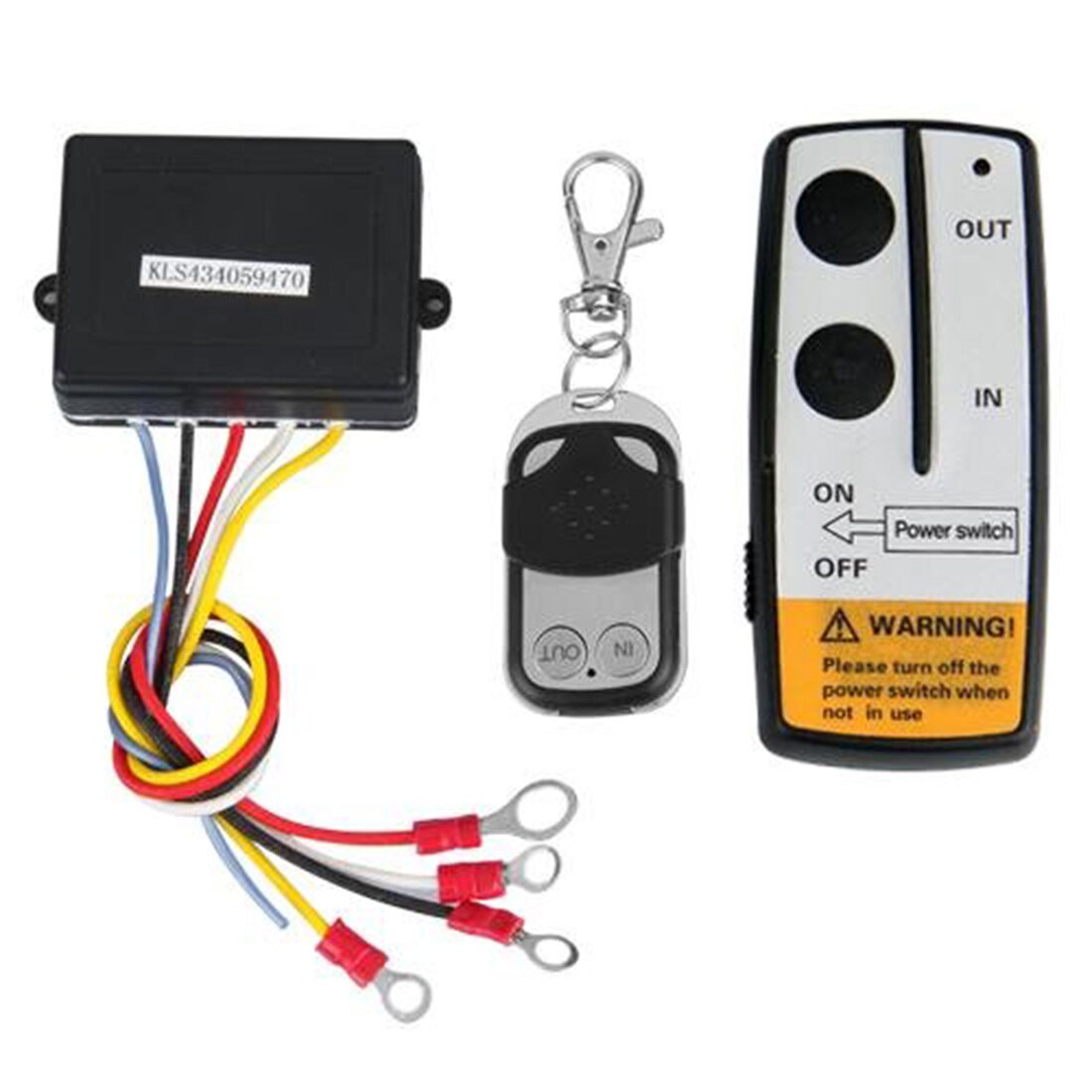 12v bil trådlös vinsch fjärrkontroll trådlös vinsch fjärrkontroll switch för lastbil jeep atv enhet vinsch kontroll switch