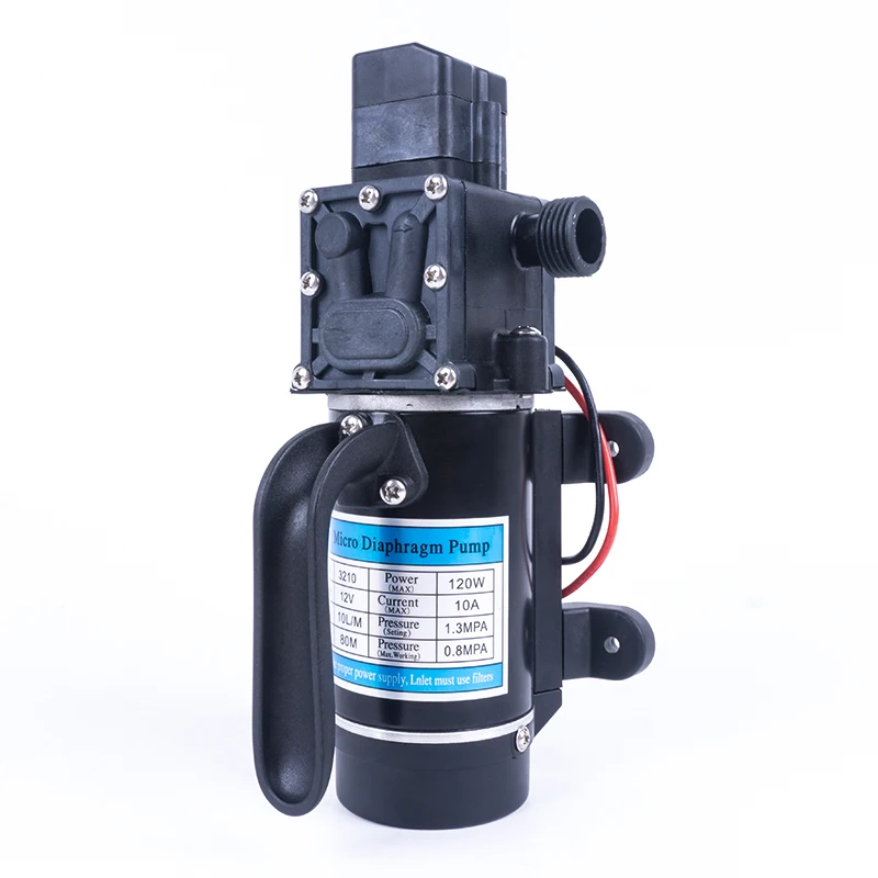 12v 24v 120w 130 psi 10l /  min vatten högtrycksmembran självsugande pump spruta biltvätt ballongmembranpump