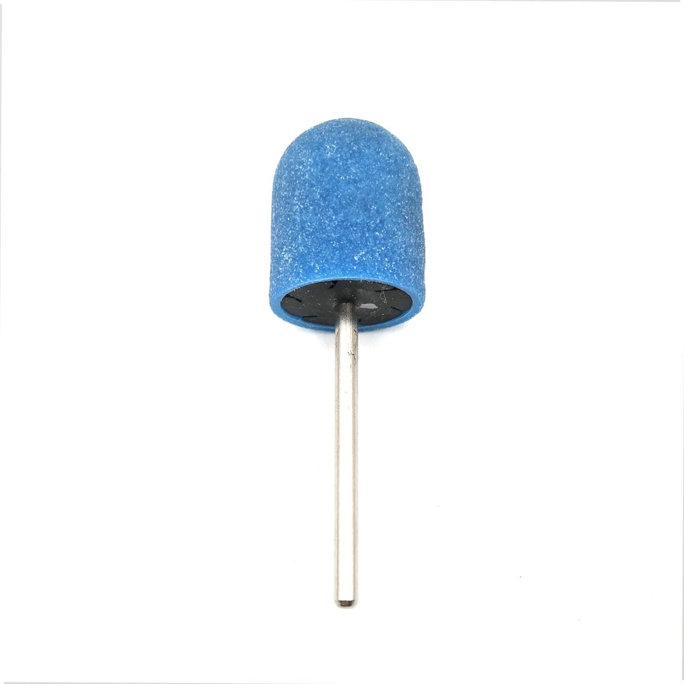 Lot de 20 embout de ponceuse avec poignée en caoutchouc, 13x19 mm, accessoires pour cuticules et pieds, pédicure, polissage, base en plastique, ponçage,