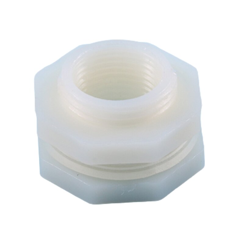 Plastic Bulkhead Fitting Water Tank Connector Adapter for Rain Barrels Water Tanks Pools Poultry Waterer Equipment: A