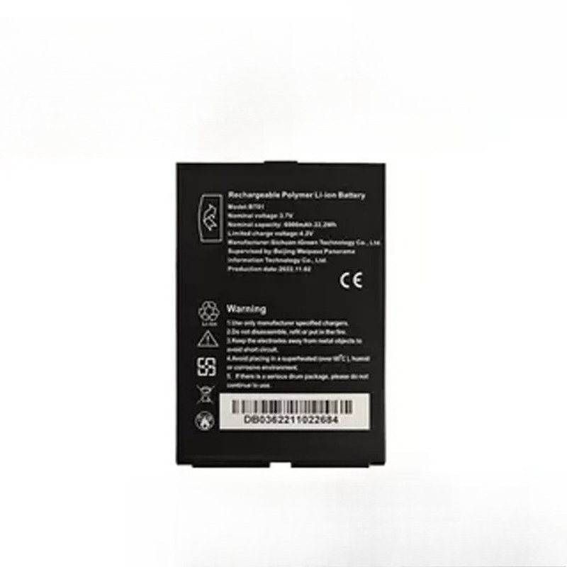 Brand 6000mAh 3.7V 22.2Wh BT01 Battery for Wiseasy POS3 Information Intelligent Card Reader: Default Title