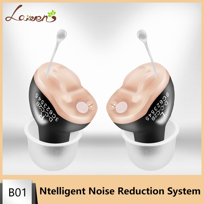 B01 cic usynlige høreapparater bedste mini lydforstærker enhed bærbar beskytter høringen intelligent for høretab