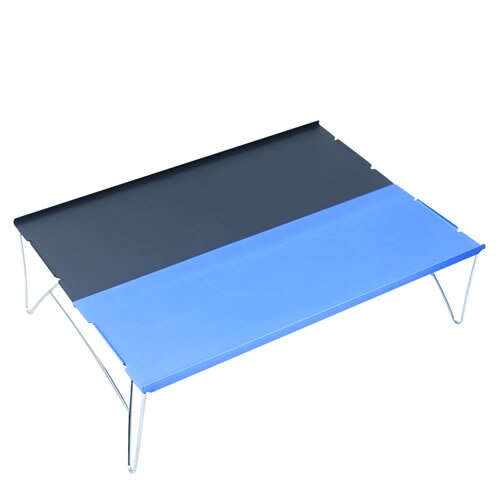 Udendørs camping kompakt ultra-let bærbart aluminium klatrebord med opbevaringspose: 02