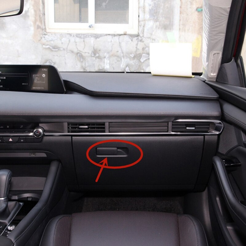 for Mazda CX30 CX-30 Accesorios Interior Accessories Glove Box Door Handle Cover Bowl Trim