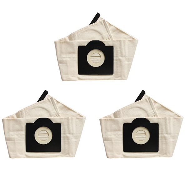 2 Pcs Washable Filter Bags for Karcher WD3 Premiu WD3200 SE4001 WD3300 Wd2 SE 4000 MV3 Vacuum Cleaner Bag proscenic vacuum part: white 3 pcs