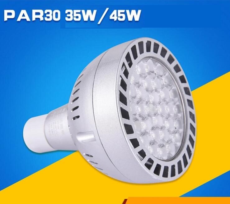 e27 high-gloss par light dimmable par30 for spotlight track light 35w 45w par lamp