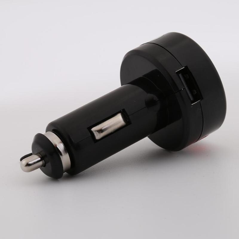 3 in 1 12 V/24 V Temperatuur Meter Voltmeter Sigarettenaansteker Digitale LED Auto Voltmeter Thermometer Auto USB lader