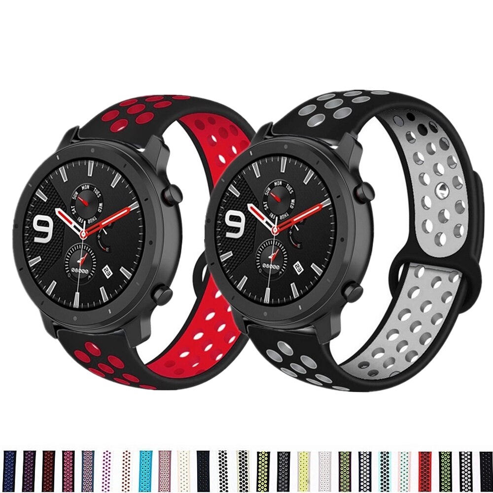 20mm pulseira para garmin vivoactive 3 música vivove hr silicone respirável pulseira esportiva para forerunner 245 645 venu sq cinta