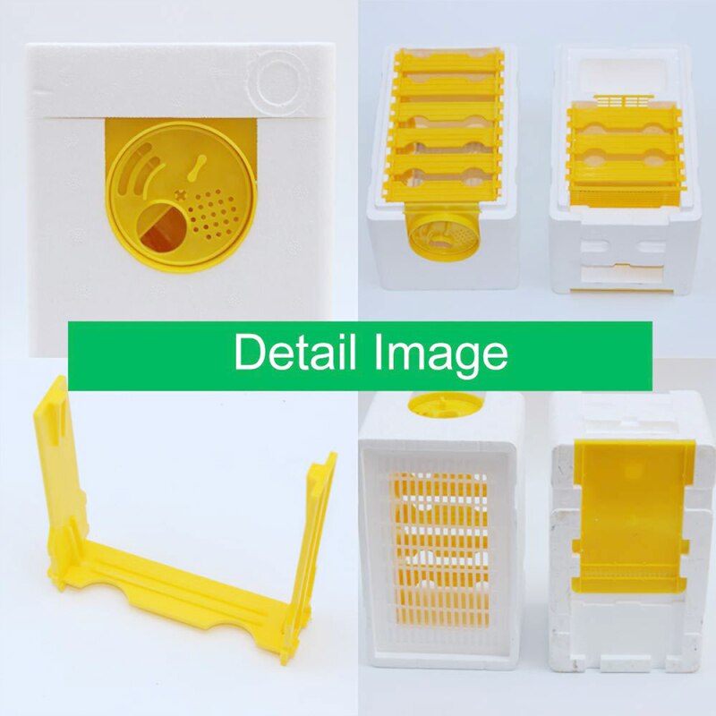 1Pcs Outdoor Garden Harvest Bee Hive Box Beekeeping King Pollination Box Beekeeping Tool Home Hive Box Beekeeping Equipment