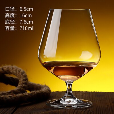 Cognac Brandy Glas Transparent Große Kapazität Becher Rotwein Glas Duftenden Tasse Whisky Likör Wodka Bar Restaurant Trinken Vesse: 710ml