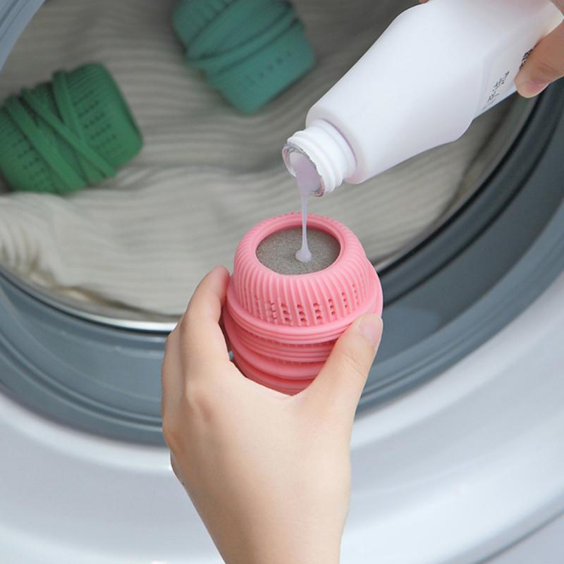 1PC Reusable Laundry Balls Washing Discs Product Cleaning Tool Household Clothes Anti-twist And Anti-knotting Washing Machine