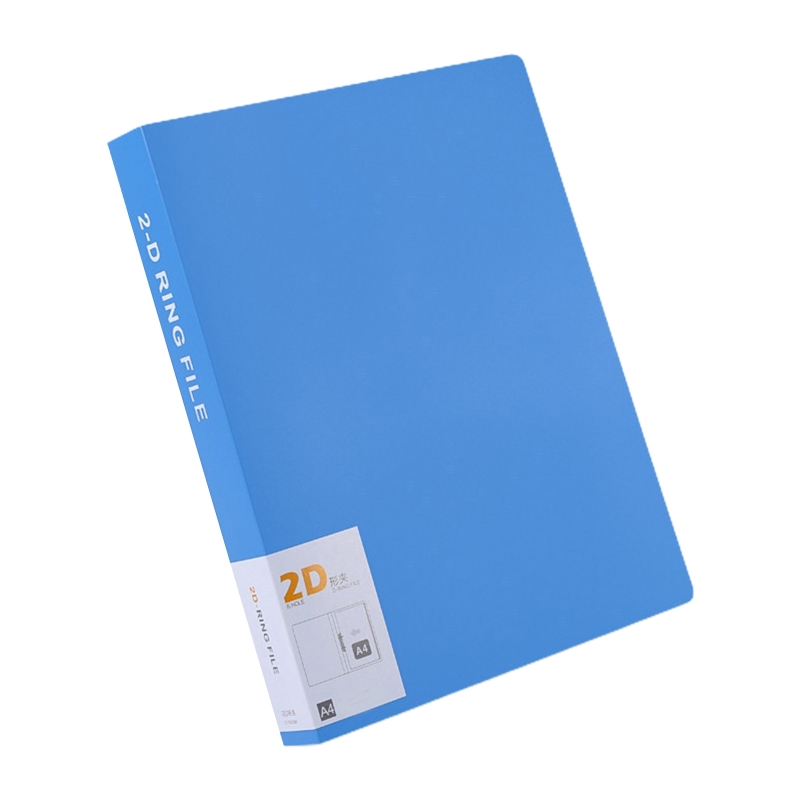 A4 Binder Folder 4-ring 2-ring A4 File Binder Expanding File Office Document Organizer 220 Sheets Capacity for School D5QC: Blue