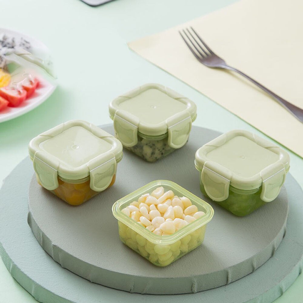 Mini cajas selladas de aliño de alimentos de grado alimenticio, cajas de anzuelos de pescado de cebo, Caja de almacenaje para medicina, organizador de joyería