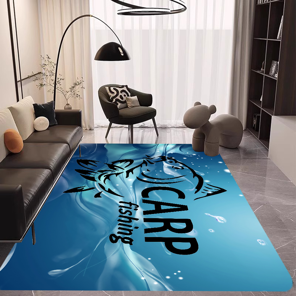 Nash Fishing Logo Deuringang Antislip Badkamermat Kinderkamer Slaapkamer Decoratie Balkon Antislip Deurmat Woonkamer