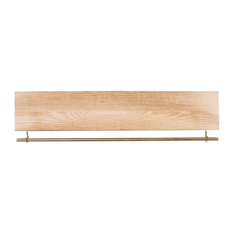 Organizador para presentación de joyas, gancho de madera montado en la pared, soporte para collar y pendientes: WC-B